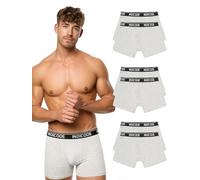 Indicode Hommes INMilano Boxer Shorts | Lot de 6 Boxers Lt Grey Mix M