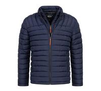 Indicode Hommes INNash Quilted Jacket | Veste matelassée aspect doudoune Navy S