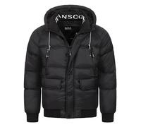 Indicode Hommes INPaulix Quilted Jacket | Veste matelassée à capuche Black L