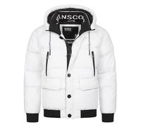 Indicode Hommes INPaulix Quilted Jacket | Veste matelassée à capuche Offwhite M