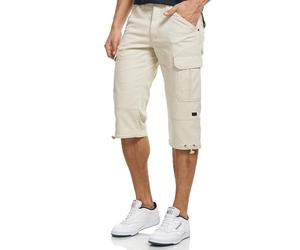Indicode Hommes INStevie Cargo Shorts | Pantalon Court Cargo 3/4 avec 6 Poches