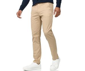 Indicode Hommes INWasling Pants | Pantalon en Coton Stretch avec 5 Poches Irish Cream 32/32