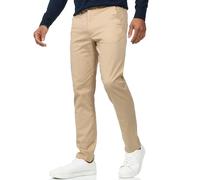 Indicode Hommes INWasling Pants | Pantalon en Coton Stretch avec 5 Poches Irish Cream 34/32
