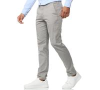 Indicode Hommes INWasling Pants | Pantalon en Coton Stretch avec 5 Poches Lt Grey 31/32