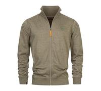 Indicode Hommes INYanic Cardigan | Veste Sweat à col Montant Army S