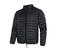 Indicode Hommes Islington Jacket | Veste matelassée légère aspect doudoune Black M