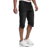 Indicode Short en jean homme 3/4 Jaspar-bermuda denim pantalon court