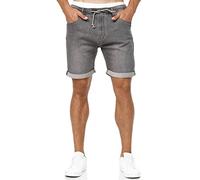 Indicode Hommes Kadin SweatShorts | Pantalon Court de survêtement composé à 82% de Coton Grey 3XL