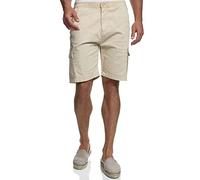 Indicode Hommes Kinnaird Chino Shorts | Pantalon Court Cargo Chino Fog M