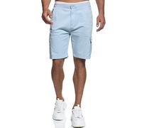 Indicode Hommes Kinnaird Chino Shorts | Pantalon Court Cargo Chino Sky Way L
