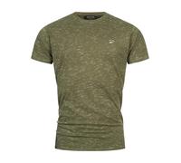 Indicode Hommes Kloge Shirt | T-Shirt à col Rond Army Mix XXL
