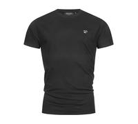 Indicode Hommes Kloge Shirt | T-Shirt à col Rond Black S