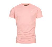 Indicode Hommes Kloge Shirt | T-Shirt à col Rond Coral Cloud S