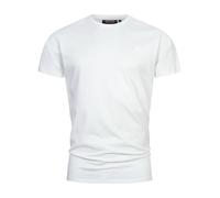 Indicode Hommes Kloge Shirt | T-Shirt à col Rond Illusion Blue M