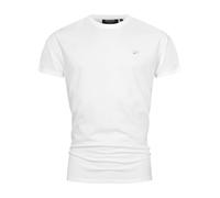 Indicode Hommes Kloge Shirt | T-Shirt à col Rond Offwhite M