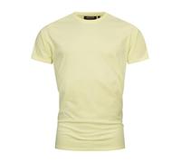 Indicode Hommes Kloge Shirt | T-Shirt à col Rond Young Wheat XL