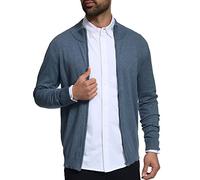 Indicode Hommes Lau Cardigan | Gilet composé à 80% de Coton China Blue Mix XL