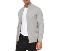 Indicode Hommes Lau Cardigan | Gilet composé à 80% de Coton Lt Grey Mix S
