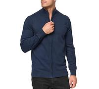 Indicode Hommes Lau Cardigan | Gilet composé à 80% de Coton Navy XL