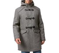 Indicode Hommes Liam Coat | Manteau d'hiver duffle-coat Grey Mix 3XL