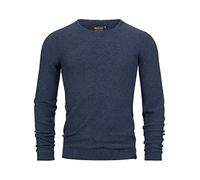 Indicode Hommes Loakim Knit Sweater | Pull tricoté Classique, chiné Navy XL
