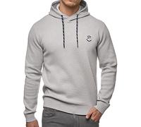 Indicode Hommes Longview Hoodie | Sweat à Capuche Lt Grey Mix M