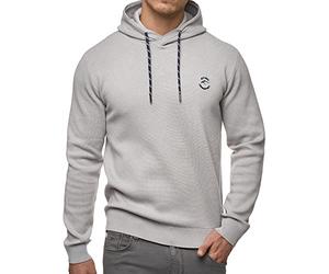 Indicode Hommes Longview Hoodie | Sweat à Capuche Lt Grey Mix M