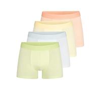 Indicode Hommes Matthesen Lot de 4 Boxers Peach/Green Small