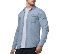 Indicode Hommes Mike Shirt | Chemise avec 2 Poches Poitrine en Coton