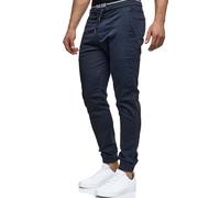 Indicode Hommes Nizar Pants | Pantalon décontracté en Jean Stretch Navy XXL