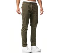 Indicode Hommes Osborne Pants | Pantalon en Tissu composé à 98% de Coton Army L