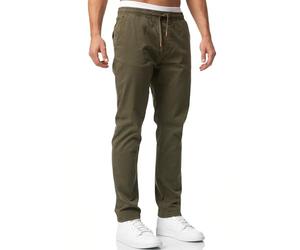 Indicode Hommes Osborne Pants | Pantalon en Tissu composé à 98% de Coton Army M