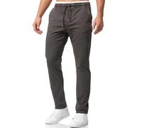 Indicode Hommes Osborne Pants | Pantalon en Tissu composé à 98% de Coton Raven XL