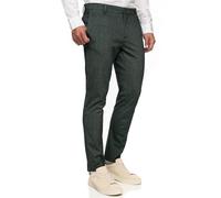 Indicode Hommes Rodekro Pants | Pantalons de Performance Hommes Green Herringbone 28/30