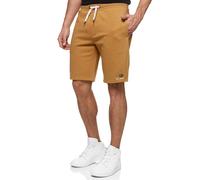Indicode Hommes INRobbie SweatShorts | Pantalon Court de survêtement à Cordon de Serrage Bistre S