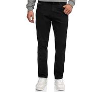 Indicode Hommes Texas Jeans Pants | Jean en Coton mélangé Stretch Ultra Black 36/32