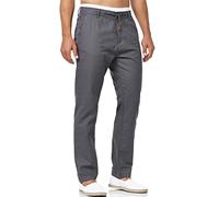 Indicode Hommes Veneto Pants | Pantalon en Lin et Coton Iron XXL