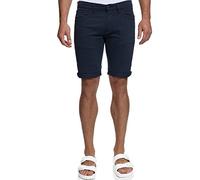 Indicode Hommes Villeurbanne Jeans Shorts | Pantalon Court en Jean à 5 Poches Navy M