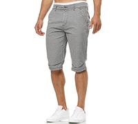 Indicode Hommes Whitney Chino Shorts | Pantalon Court Chino à 4 Poches Black XXL