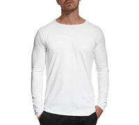 Indicode Hommes Willbur Longsleeve Shirt | Chemise en Coton à Manches Longues Optical White XL