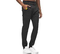 Indicode Hommes Zannes Pants | Pantalon en Tissu avec 5 Poches Black M