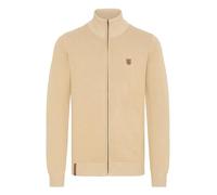 Indicode IDAndy Homme Cardigan Pull en Mailles épaisse avec col Montant Fermeture éclair Mélange de Coton Regular Fit, Taille:S, Couleur:Cumnin (014)