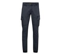 Indicode IDBromfield Homme Pantalon Cargo Pantalon Long avec Poches Cargo Poches arrières Mélange de Coton Regular Fit, Taille:M, Couleur:Navy (400)