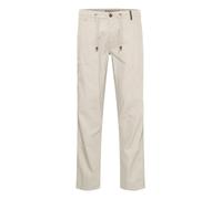 Indicode IDIves Homme Pantalon en Lin Short d'été avec Boucles de Ceinture Poches Italiennes Regular Fit, Taille:M, Couleur:Fog (004)