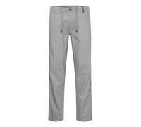 Pantalon lin pantalon long pantalon tissu confortable en lin mélangé de haute qualité Indicode Ives - Gris - W52
