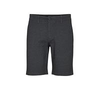 Indicode IDKoldo Bermuda chino pour homme avec stretch Coupe droite, Mélange de charbon (915), S