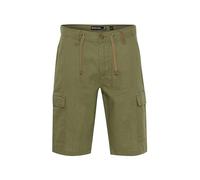 Indicode IDMosato Bermuda cargo pour homme en mélange de lin, Olive foncé (644), M