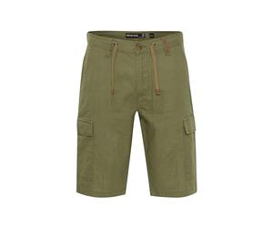 Indicode IDMosato Bermuda cargo pour homme en mélange de lin, Olive foncé (644), M