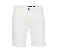 INDICODE IDQuentin Homme Short en jean Pantalon denim court en stretch Poches italiennes Destroyed Look Mélange de coton Regular Fit, Taille:M, Couleur:Off-White (002)