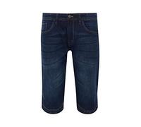 Indicode IDQuince Homme Short en Jean Pantalon Denim Court Poches Italiennes Mélange de Coton Regular Fit, Taille:M, Couleur:Dark Blue (855)
